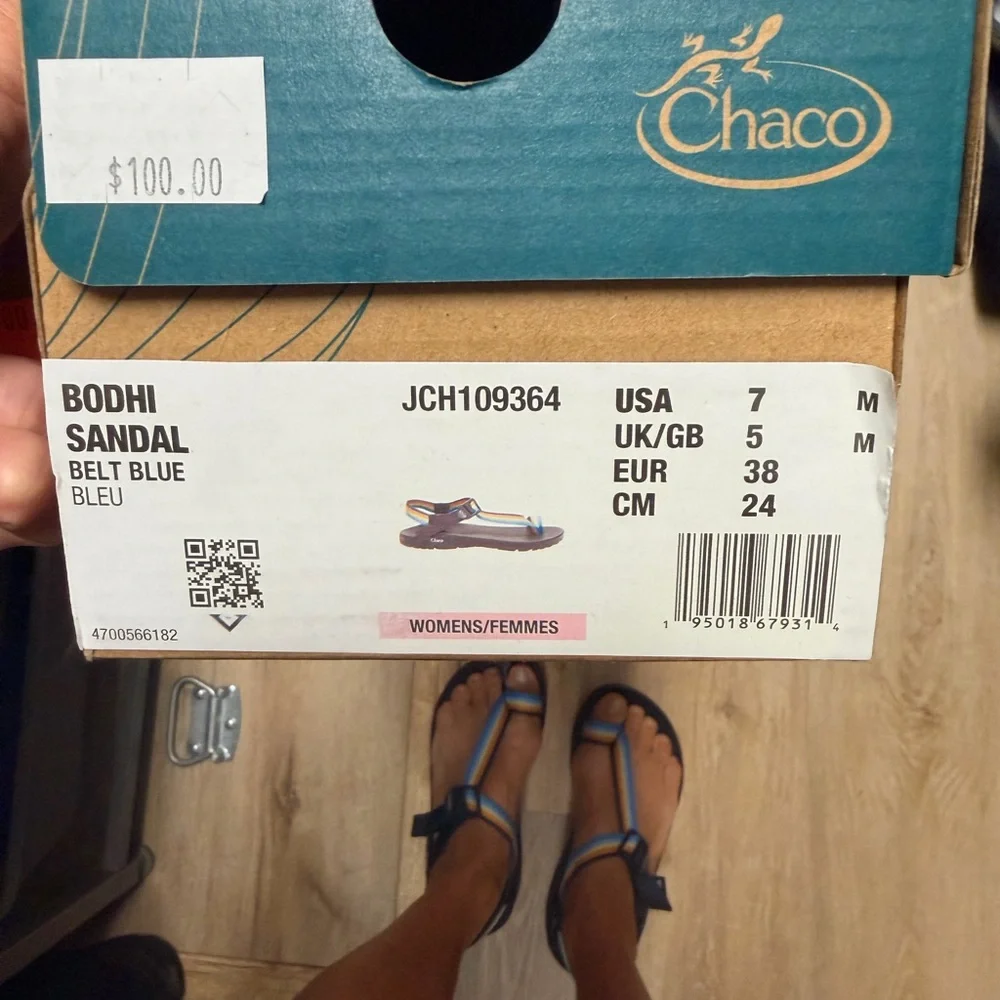 Chaco BODHI Sandals in the color âBelt Blueâ
New in box - Picture 5 of 14